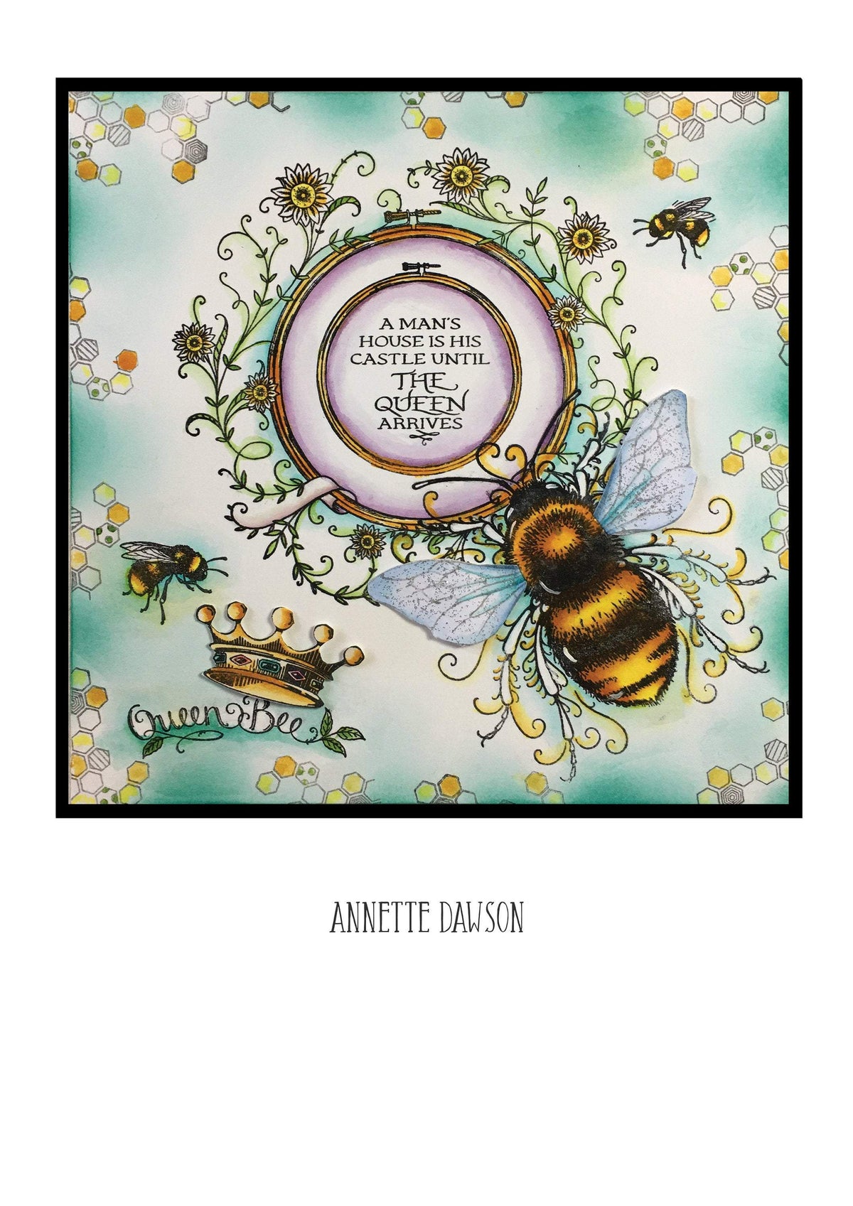 Summer Hoop A5 Clear Stamp Set