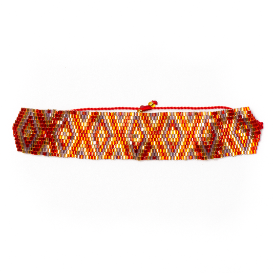 Beaded Aztec Style Bracelet