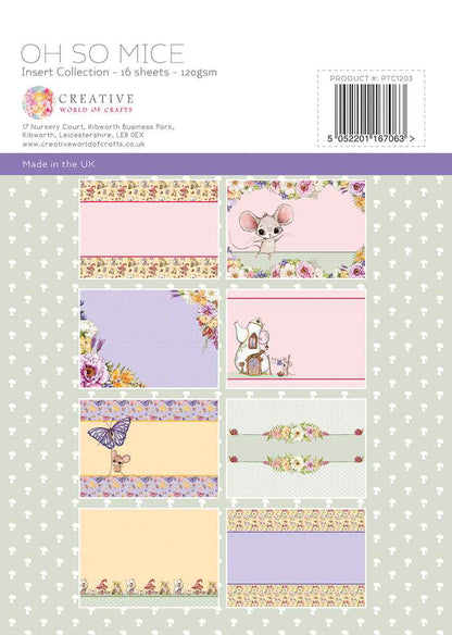 The Paper Tree Oh So Mice A4 Insert Collection