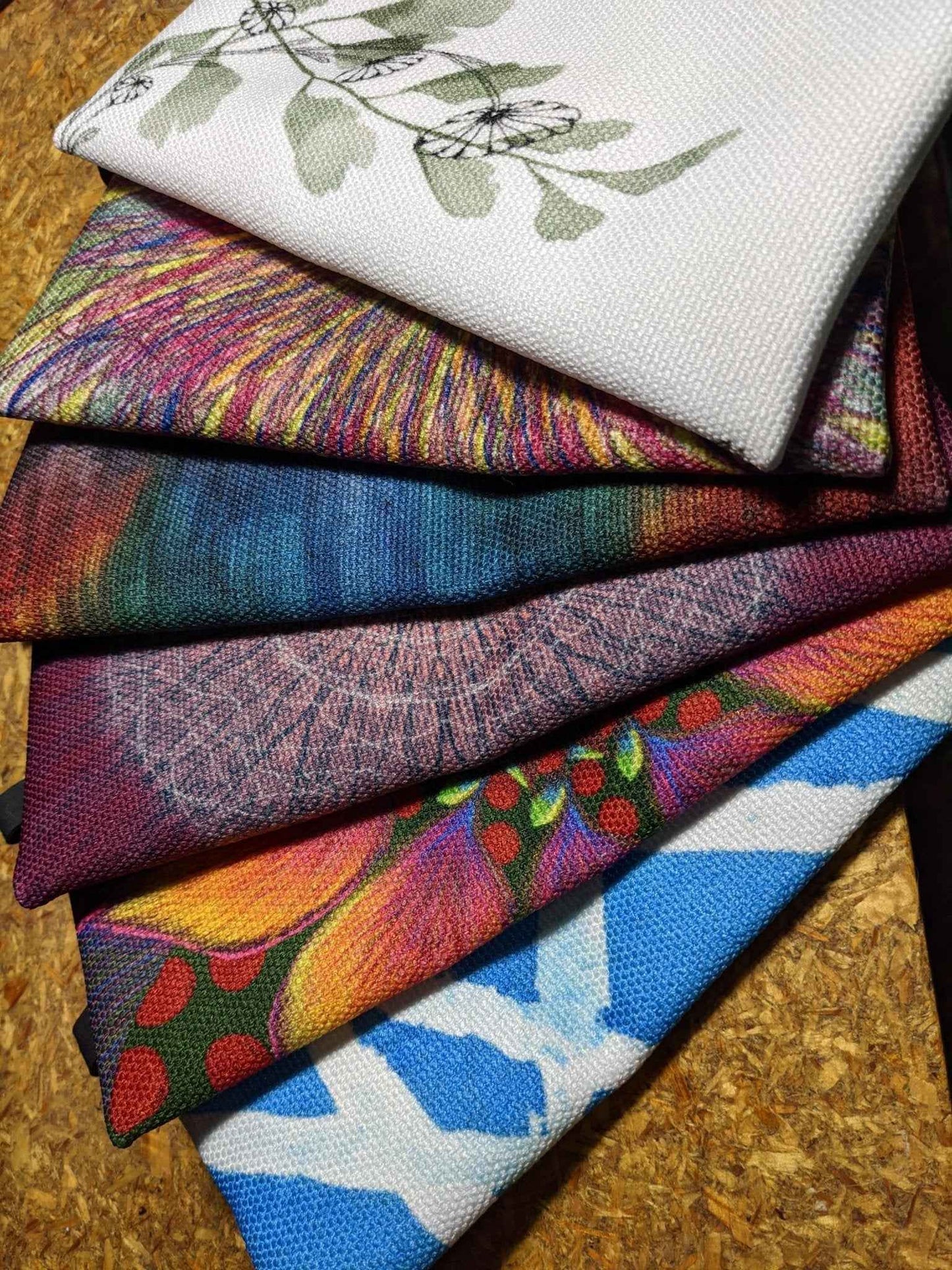 Zippered Cotton Canvas Pencil Case | Flower Power