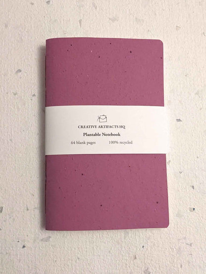 Large | Set of 3 | Plantable Cotton Notebooks
