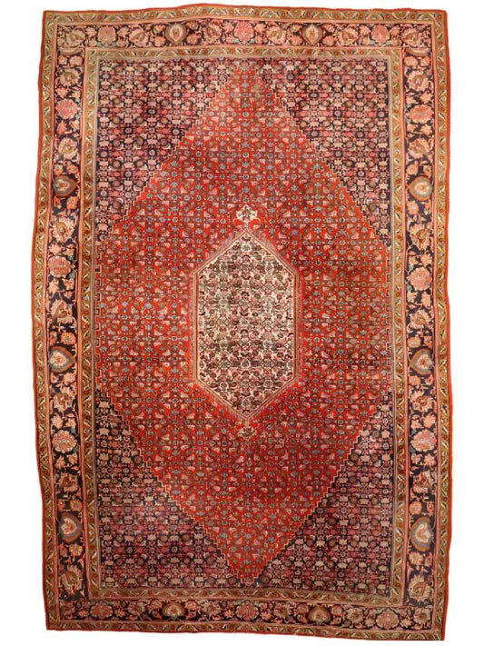 Persian Bidjar Rug | 7' 8" x 11' 8"