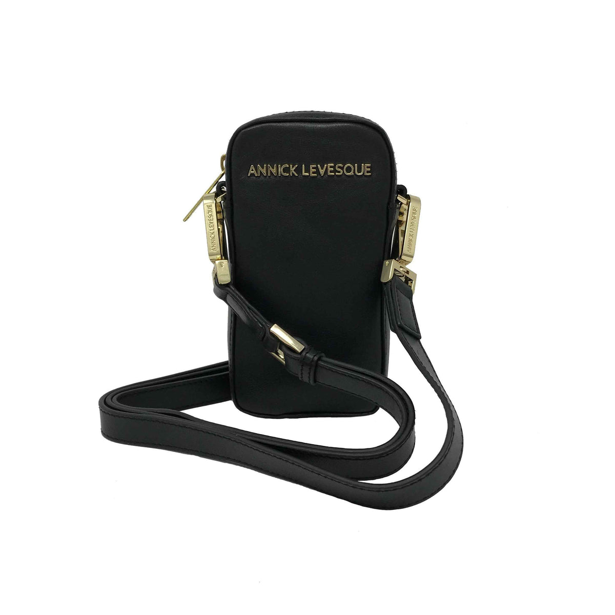 Petit Sac à bandoulière en Cuir Noir | Marie-Pierre