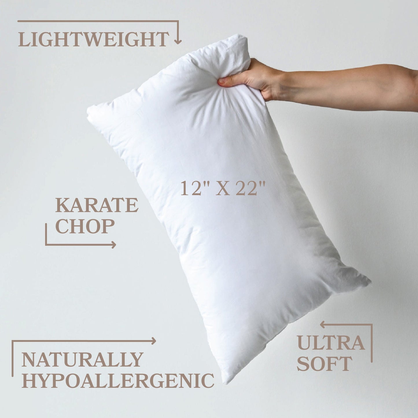 FAUX DOWN CUSHION INSERT FOR 12" X 22"
