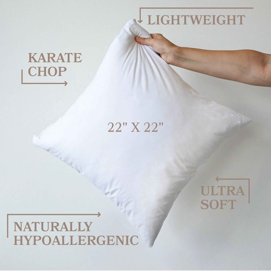 FAUX DOWN CUSHION INSERT FOR 22" X 22"