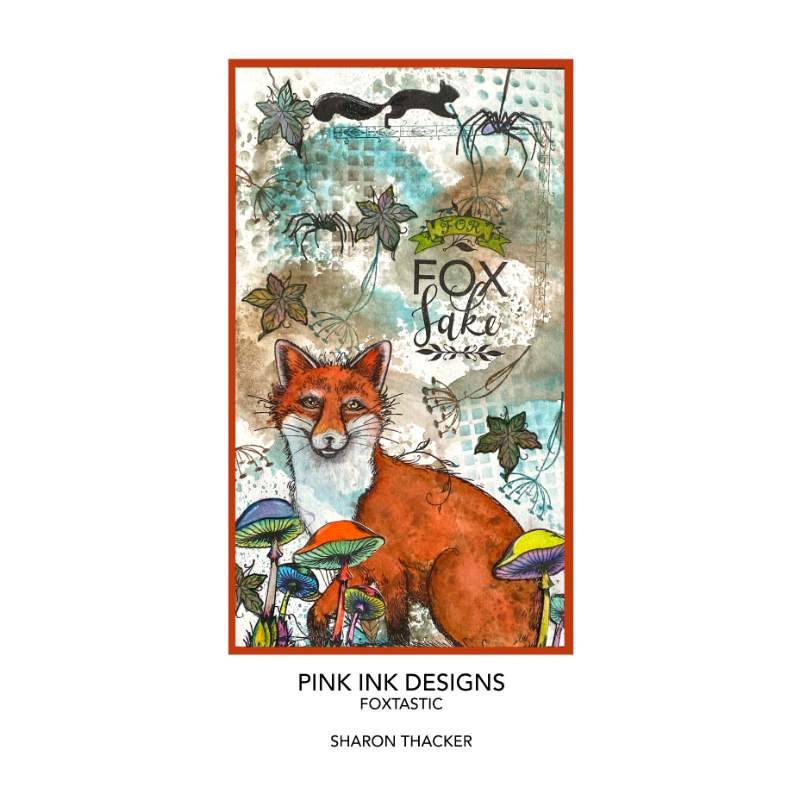 Pink Ink Designs Foxtastic A5 Clear Stamp
