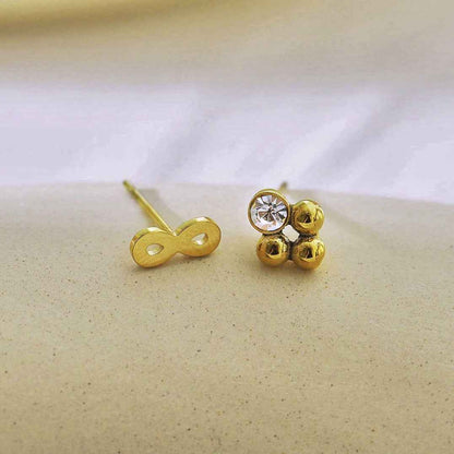 RENCE 2-Pair Stud Earrings Set