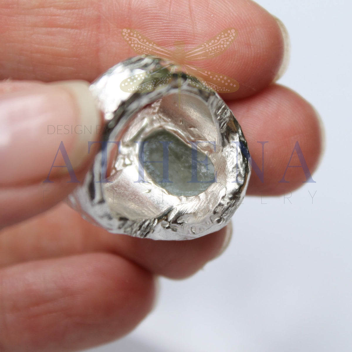Seraphina’s Sea Ring — Ready-to-Ship Aquamarine Birthstone Ring