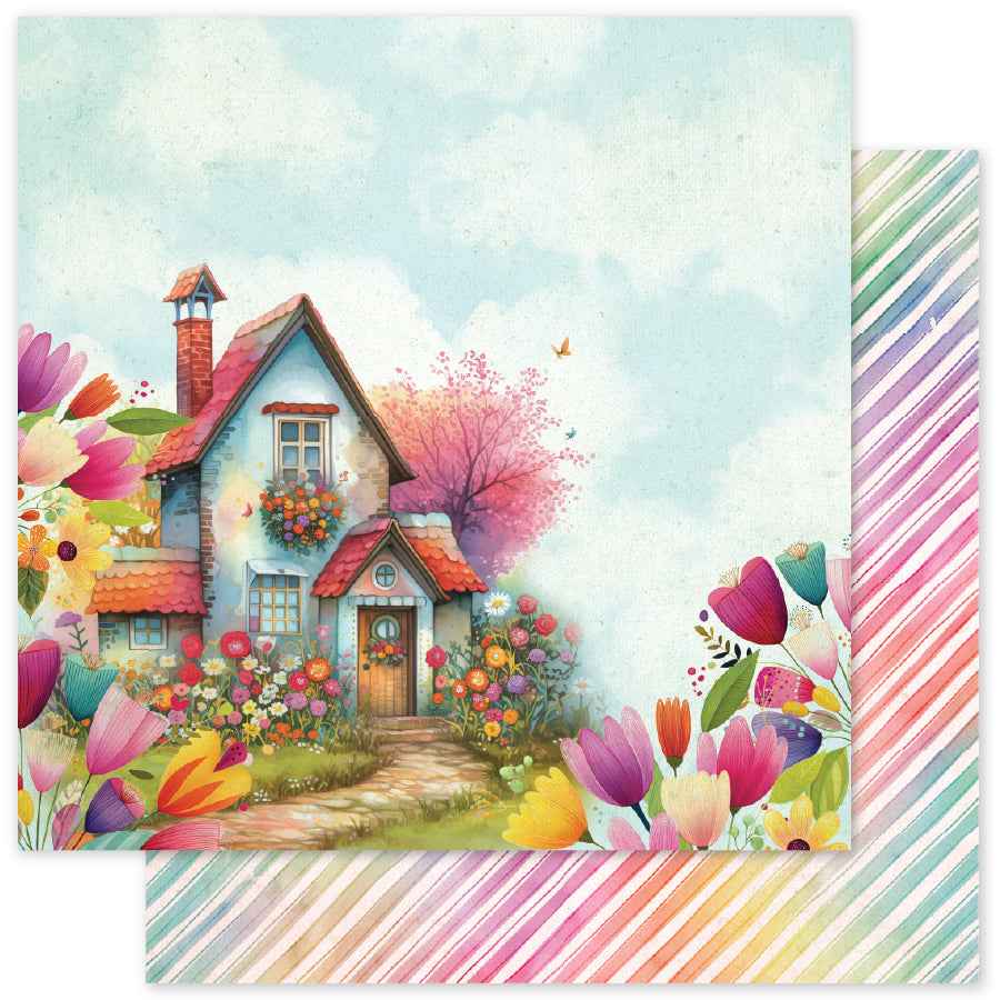 Rainbow Village Basics 12x12 Paper Collection 35322