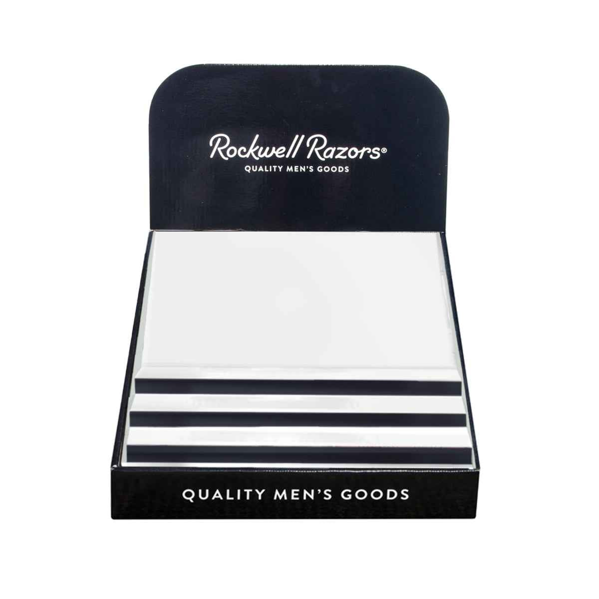 Rockwell Razors Empty Retail Cardboard Display (Build Your Own)