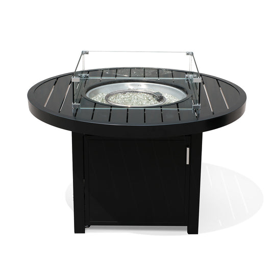Aluminum Propane 42" Round Outdoor Fire Pit Table - AURABAGS SHOP