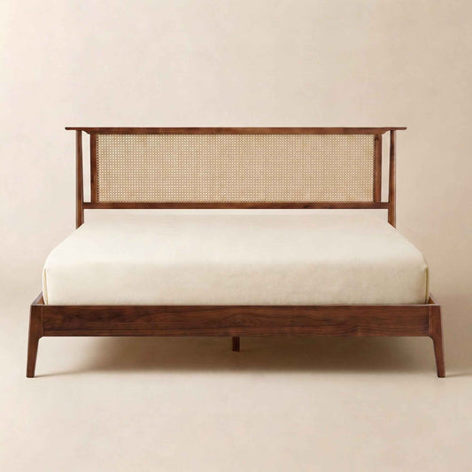 Ruby Natural Rattan Bed Frame