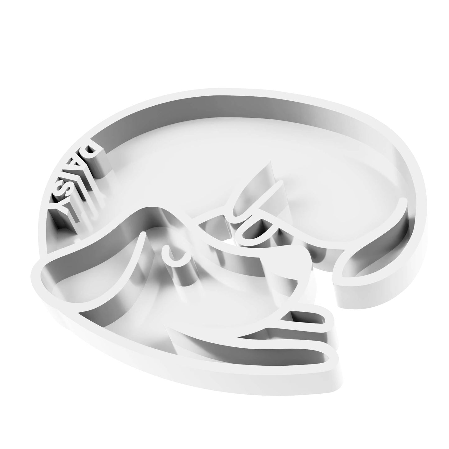 Personalized Pet Puzzle Feeder Bowl | Dog Shaped