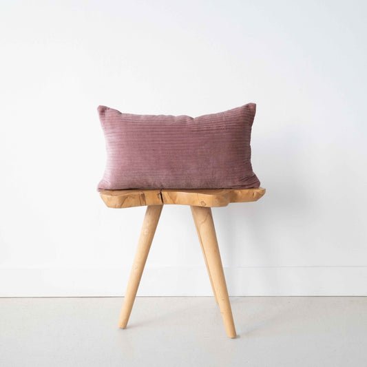VELVET - RIBBED ROSE PINK