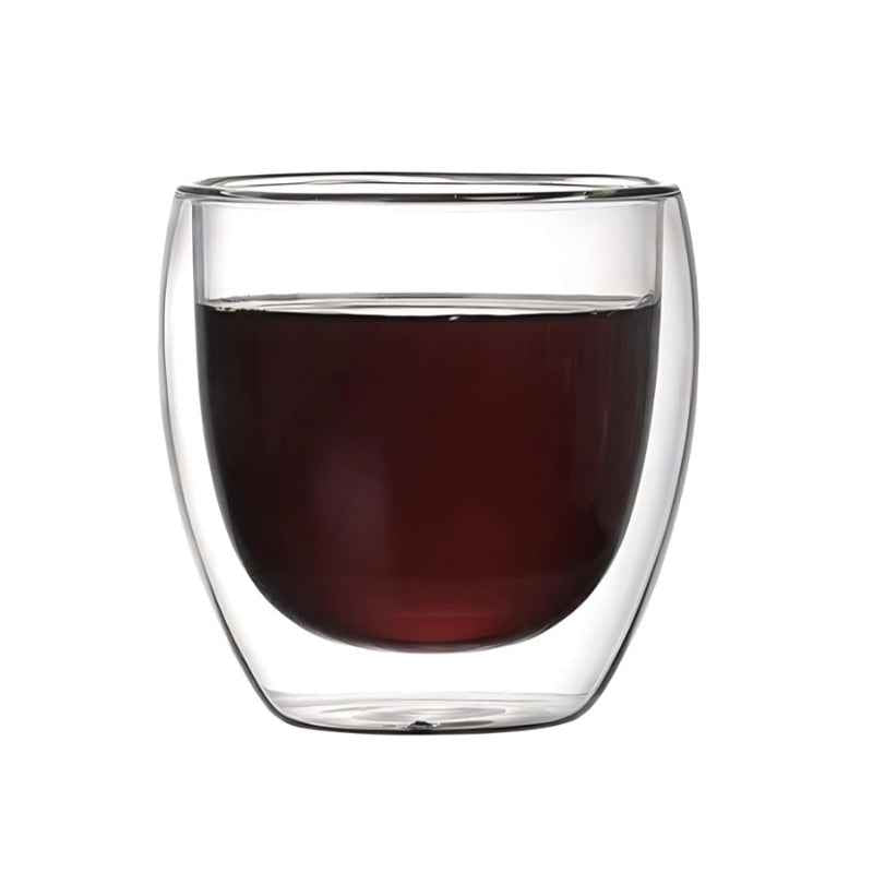 Double Walled Borosilicate Cup 8.35 oz - IKIDO - 1Piece