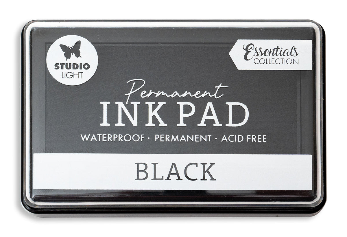 SL Ink Pad Permanent Black Ink Essentials Tools 1 PC