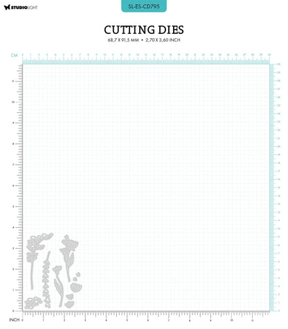 SL Cutting Die Wild Flowers Essentials 10 PC