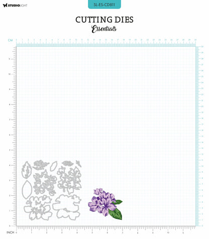 SL Cutting Dies Layered - Flower Cluster Essentials 10 PC