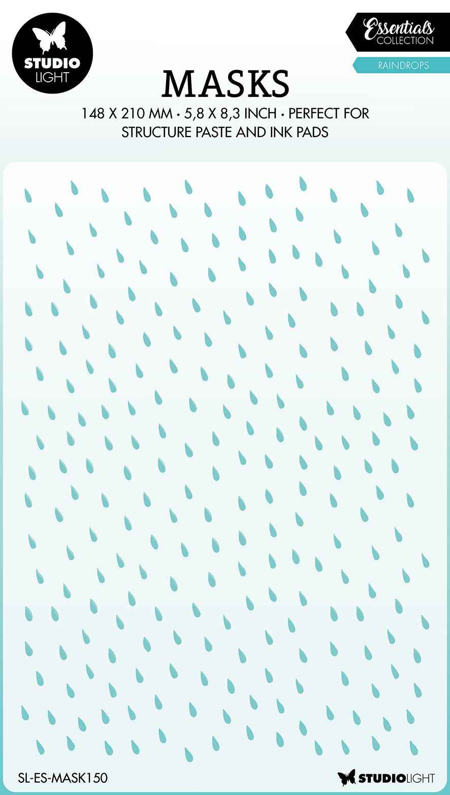 SL Mask Raindrops Essentials 150x210x1mm 1 PC nr.150