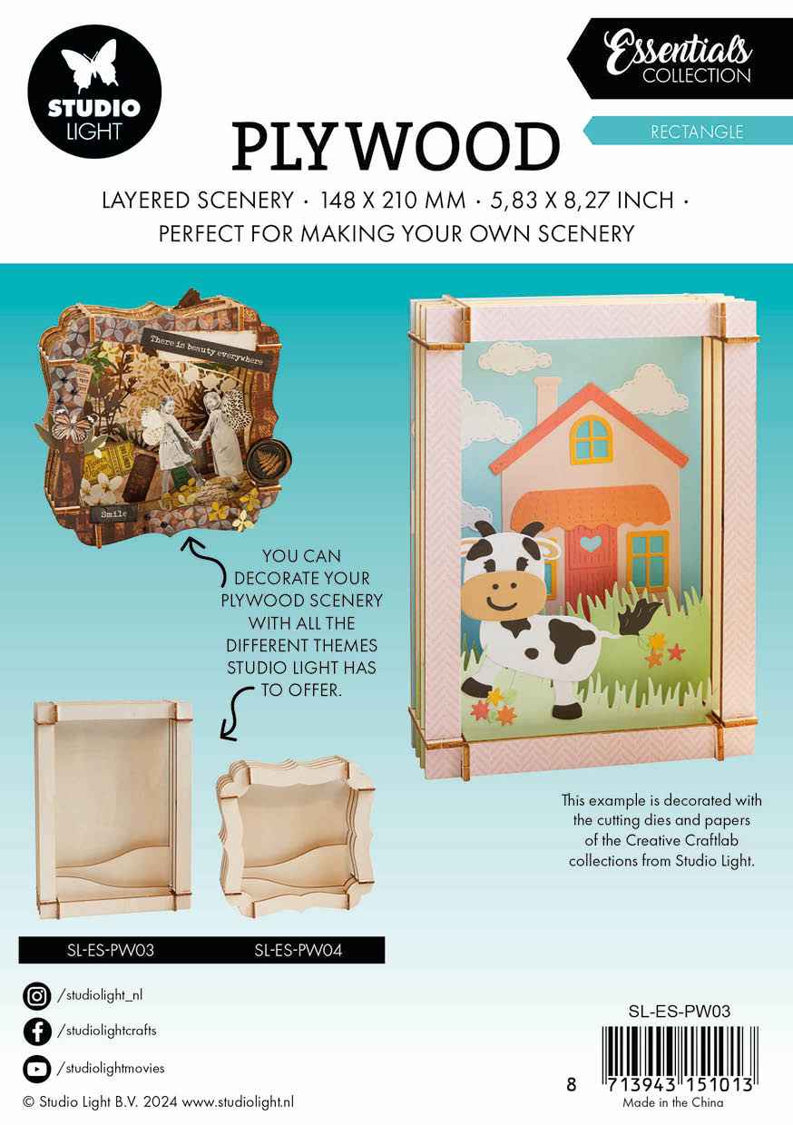 SL Plywood Rectangle Essentials 4 PC