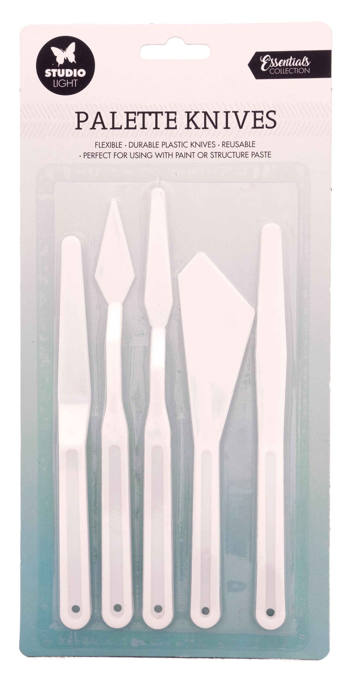 SL Spatulas Assortment Set Essential Tools 240x130x12mm 5 PC nr.01