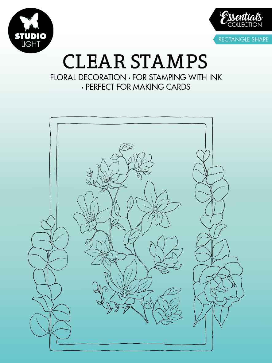 SL Clear Stamp Rectangle Essentials 119x129x3mm 2 PC nr.364