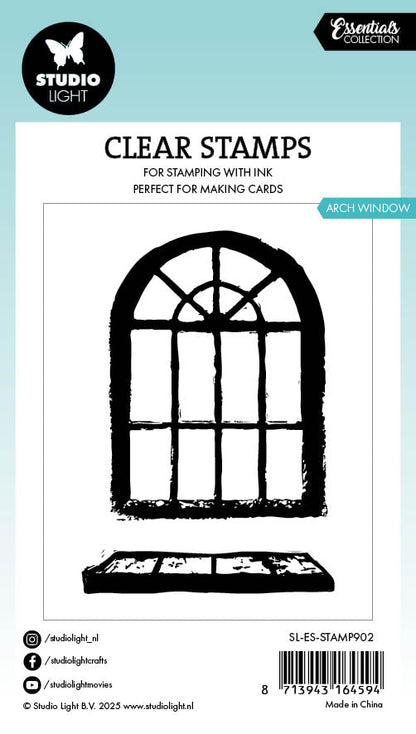 SL Clear Stamp Arch Window Essentials 60x86x3mm 2 Pieces