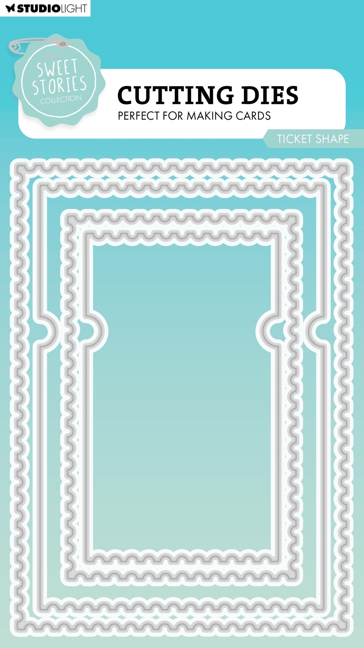 SL Cutting Die Ticket Shape Sweet Stories 4 PC