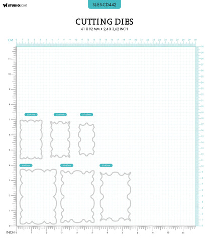 SL Cutting Dies Classic Nested Shape Essentials 61x92x1mm 6 PC nr.442