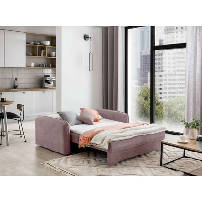 Laine Condo Style 2 Seater Storage Sleeper Sofa - Blush