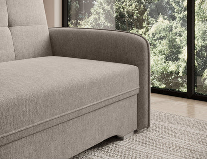 Laine Condo Style 1 Seater Storage Sleeper Sofa - Beige