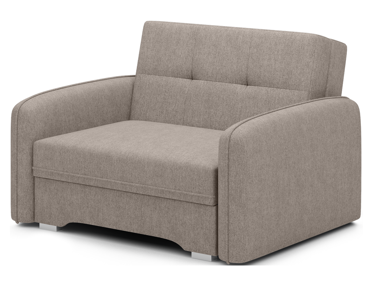Laine Condo Style 1 Seater Storage Sleeper Sofa - Beige