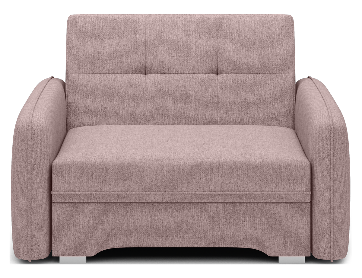 Laine Condo Style 1 Seater Storage Sleeper Sofa - Blush