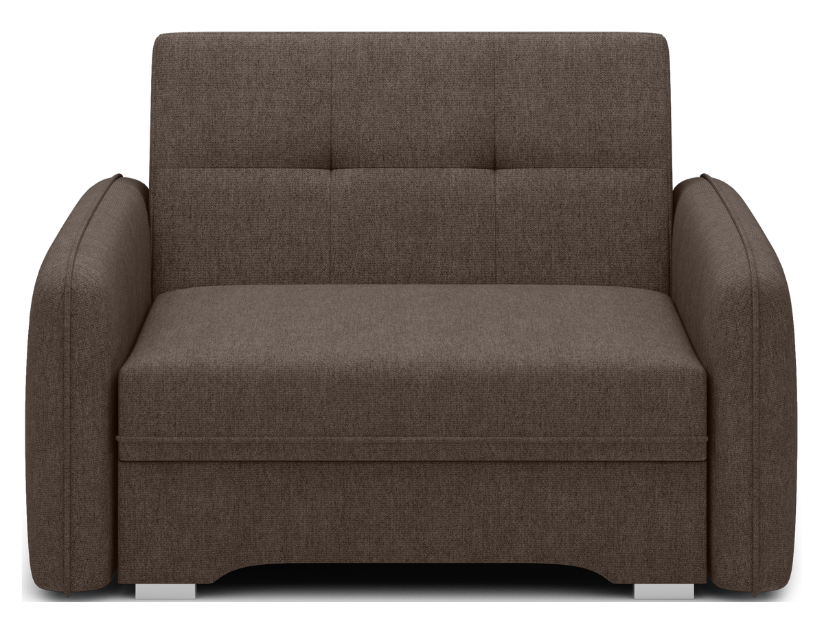 Laine Condo Style 1 Seater Storage Sleeper Sofa - Brown