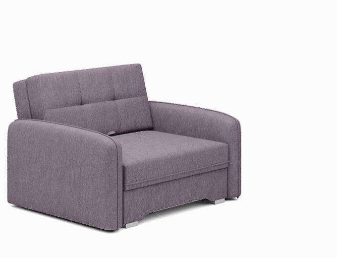 Laine Condo Style 1 Seater Storage Sleeper Sofa - Plum Purple