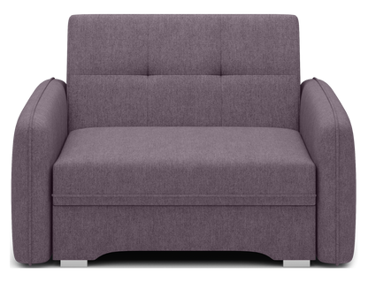 Laine Condo Style 1 Seater Storage Sleeper Sofa - Plum Purple