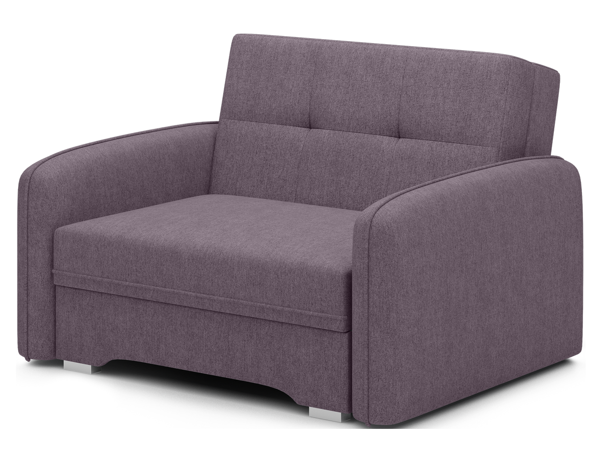 Laine Condo Style 1 Seater Storage Sleeper Sofa - Plum Purple