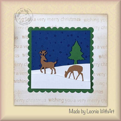 Nellie's Choice Stamping Die Slimline -  Dots & Stars