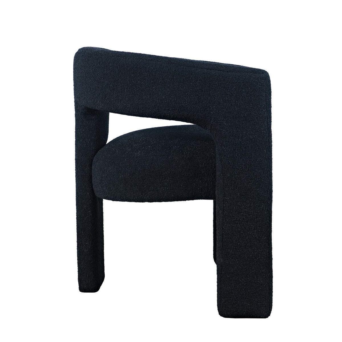 Sven Upholstered Dining Chair in Bouclé Fabric