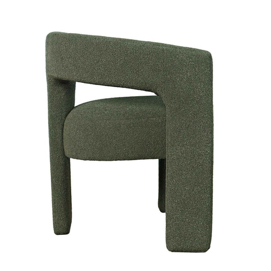 Sven Upholstered Dining Chair in Bouclé Fabric