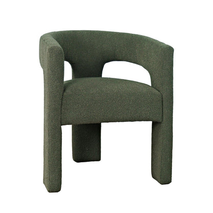 Sven Upholstered Dining Chair in Bouclé Fabric