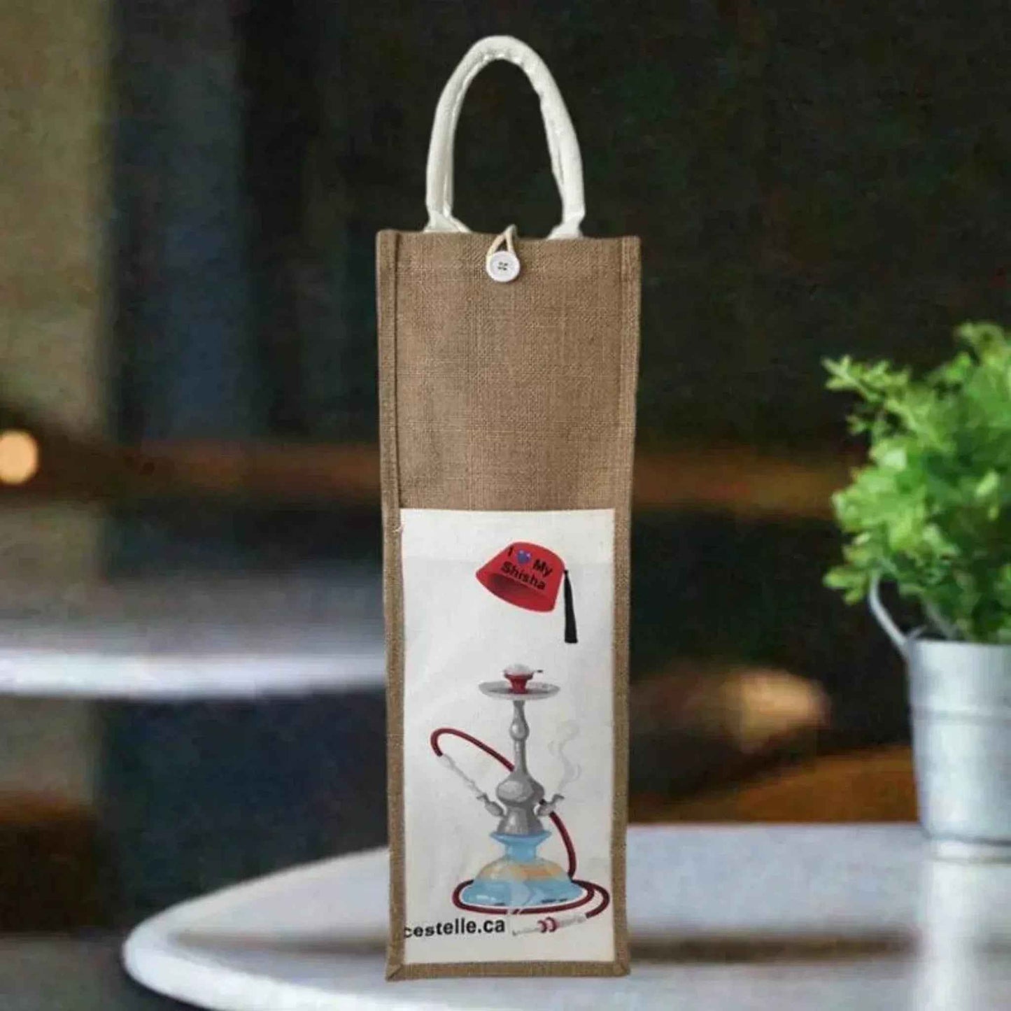 Sac jute pour shisha