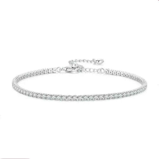 925 Sterling Silver CZ Tennis Bracelet