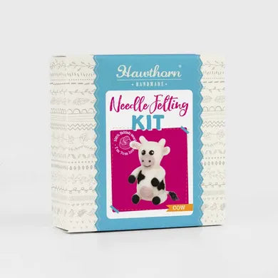 Hawthorn Handmade - Cow Mini Needle Felting Kit