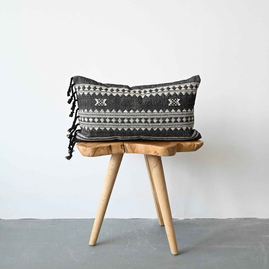 BHUJODI PILLOW COVER - CHARCOAL