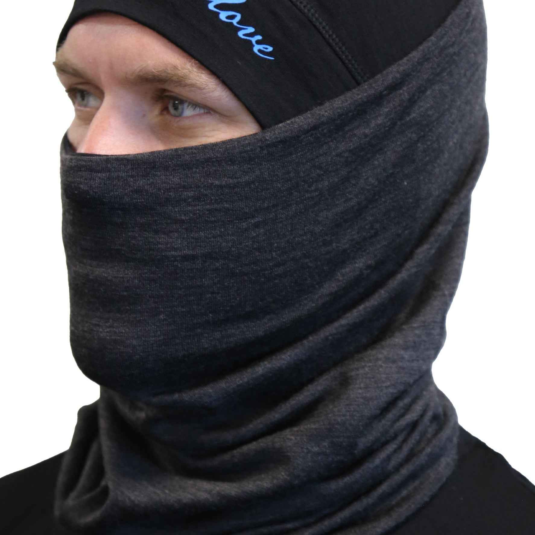 Merino Wool Neck Gaiter — Reversible, Unisex