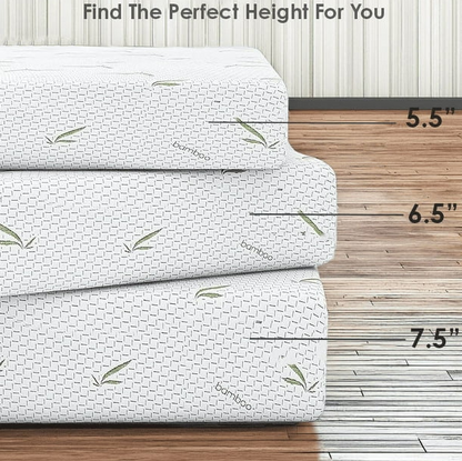 UltraFlex® SolidSleep- Canadian-Made FIRM Gel Infused Reversible Comfort With Pressure Relief, Cooling Technology, Bamboo Cover, CertiPUR-US® Certified Foam (Made in Canada)