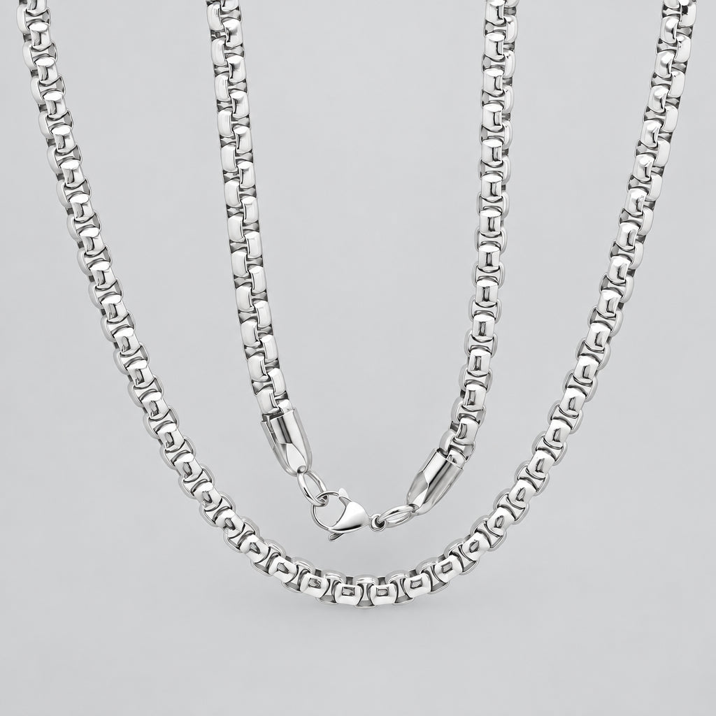 Steeltime Box Chain Necklace