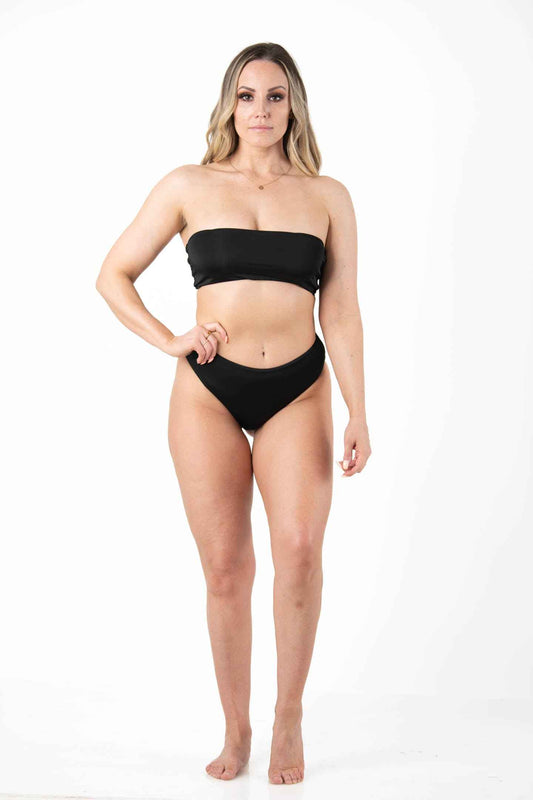 Bonita Bandeau Bikini Top | Black