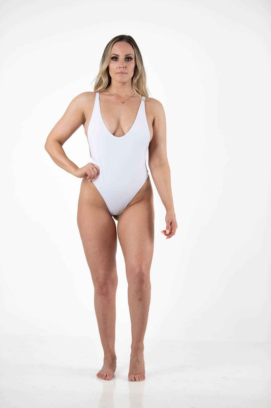Riviera One-Piece Swimsuit | Brilliant White